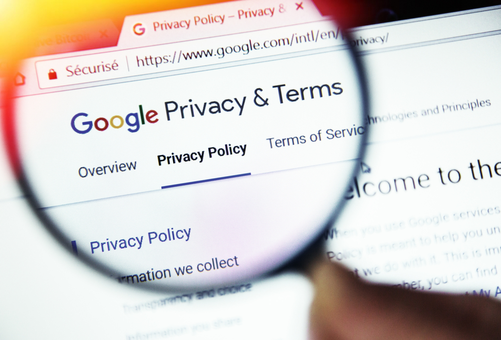 google privacy policy